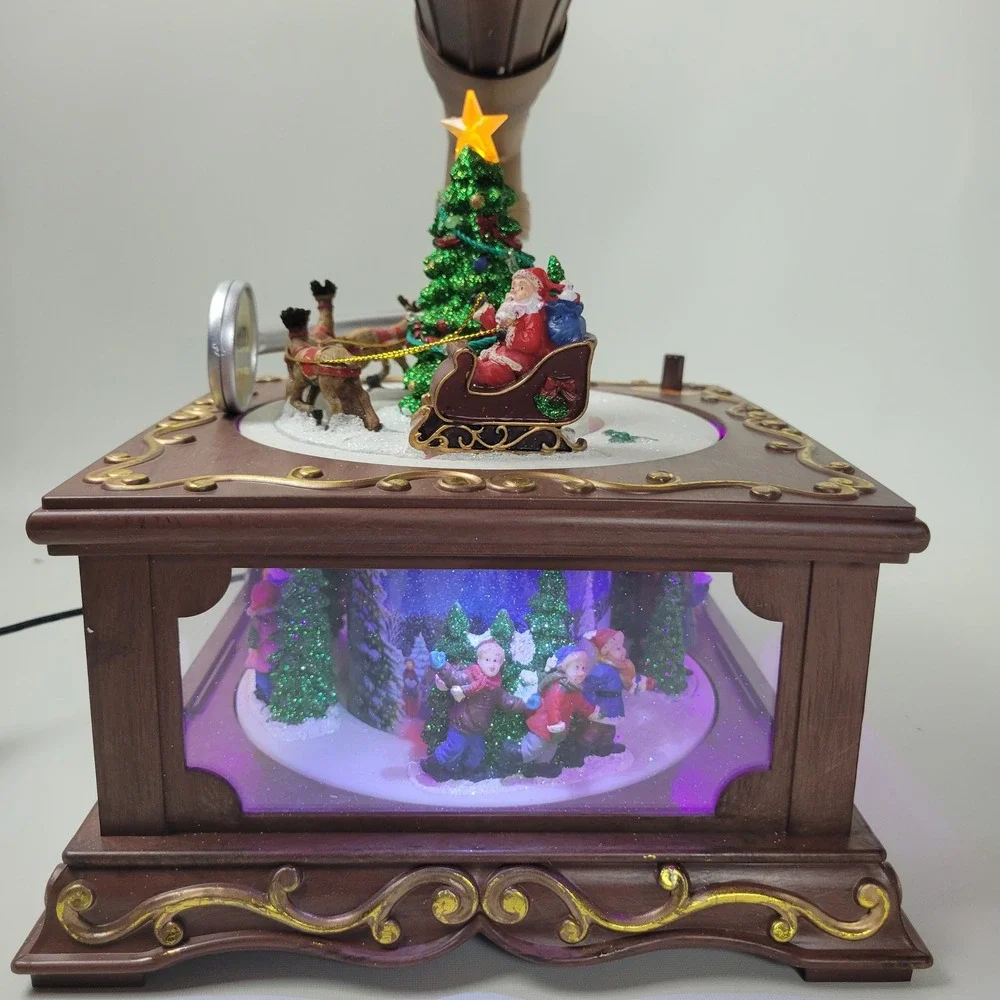 Holiday Living Sierra's Gramophone Musical Animated Christmas Decor 1034111 LED